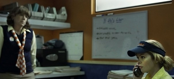 Ann Dowd and Dreama Walker in “Compliance”