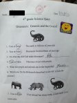 4th Grade Science Quiz on "Dinosaurs: Genesis and the Gospel" (Page 1)