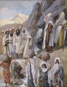 Moses Strikes the Rock, by James Tissot, 1902