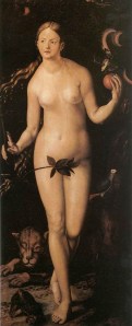 Eve, painted by Hans Baldung Grien