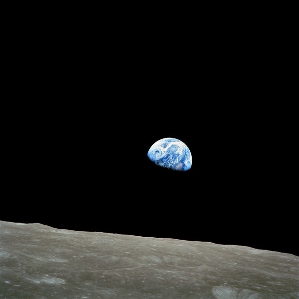 "Earthrise" - Apollo 8, Dec. 24, 1968