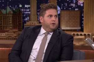 Jonah Hill apologizing on The Tonight Show