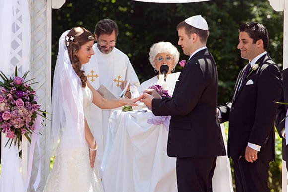 An interfaith wedding ceremony - Christian / Jewish