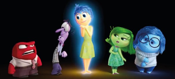 Pixar's Inside Out: Anger Fear Joy Disgust Sadness