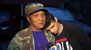 Grandmother Stephanie Oliver with the oldest Howard child