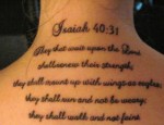 Bible verse tattoo