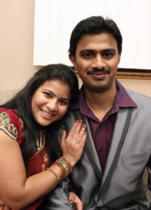 Srinivas Kuchibhotla (1984-2017) and his wife (now widow) Sunayana Dumala