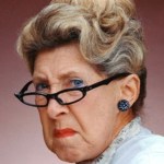 Bitter old woman