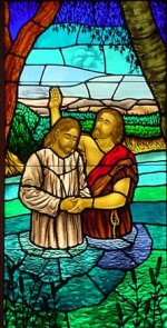 The baptism of Jesus