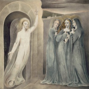 The Angel appearing to the Three Marys at the Sepulchre, by William Blake, 1803