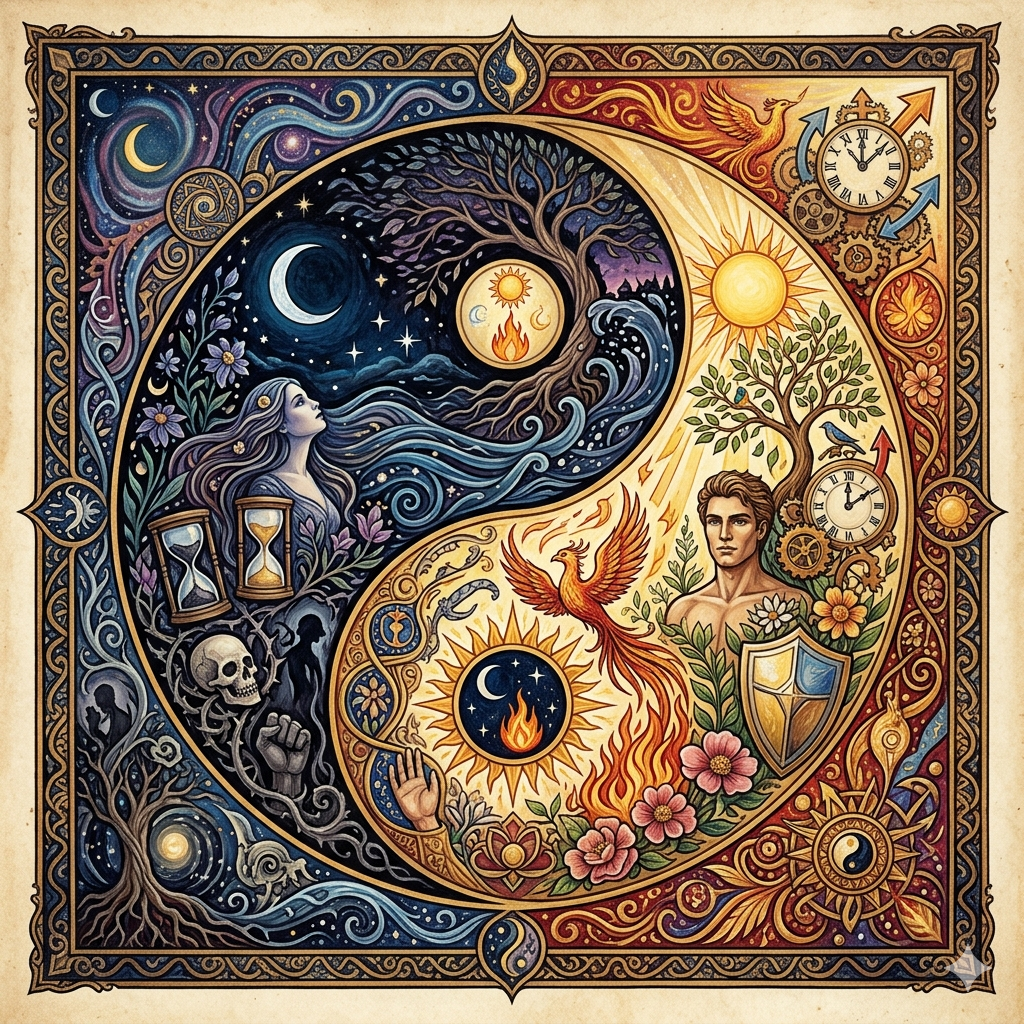 Yin Yang Mandala